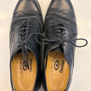 Dexter Men's Black Leather Oxfords
